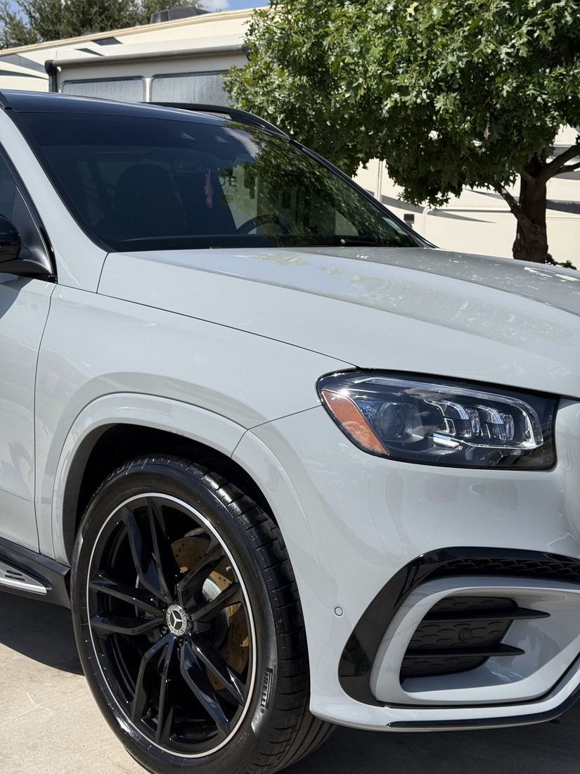 Mercedes-Benz GLS detailed at a customer's home in Odessa